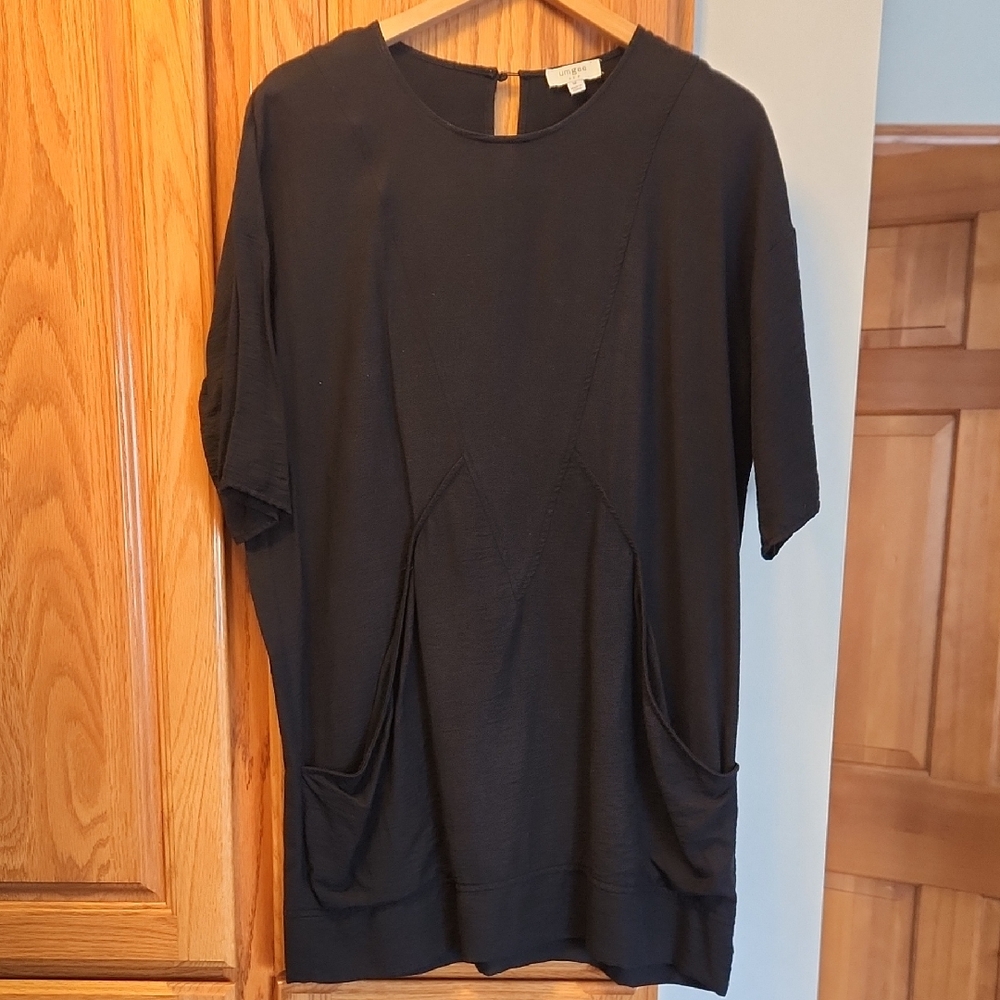 Umgee Black Dress with Pockets